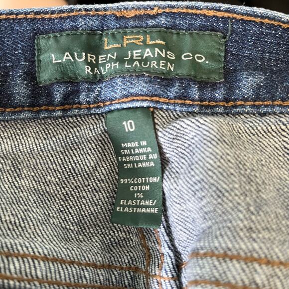 Lauren Jeans Co. Classic Midcalf Capri Jeans 10 Western Outdoors - Picture 6 of 6